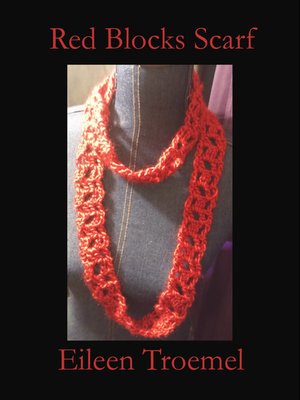 cover image of Red Blocks Scarf